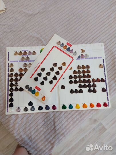 Палитра красок для волос