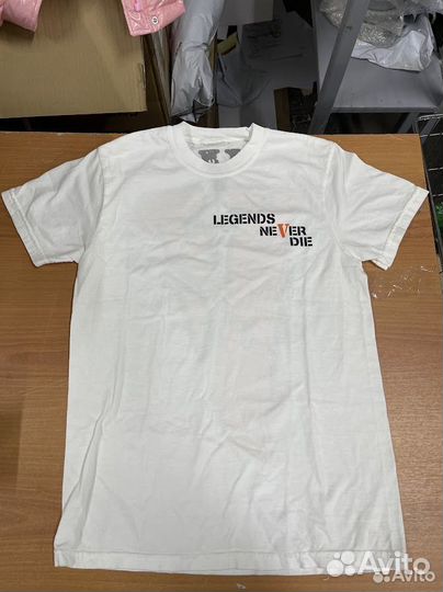 Футболка Vlone x Juice wrld Butterfly Tee 'White