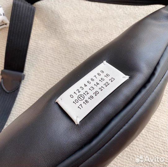 Maison martin margiela сумка поясная кожа 100
