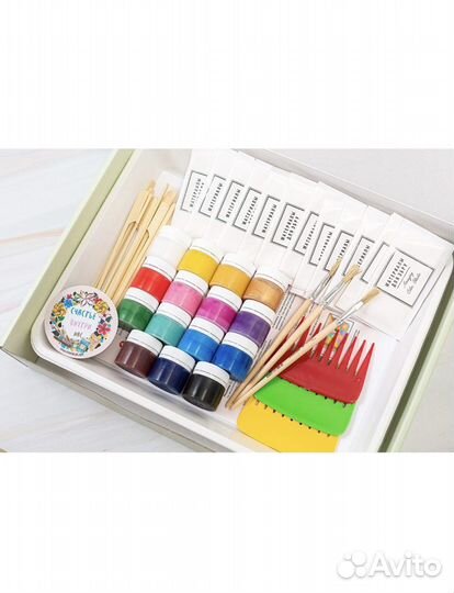 Рисование на воде в технике Эбру. Набор «Сказка»