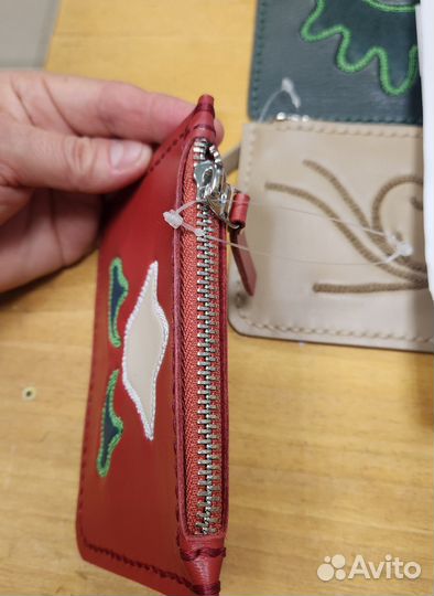 Кошелек женский кожаный ручной работы