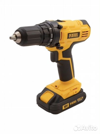 Шуруповерт аккумуляторный (дрель) 18 В, 2 аккумуля