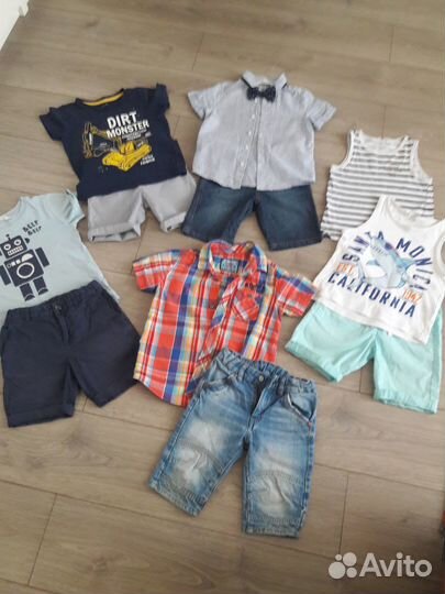 Летняя одежда для мальчика(шорты,футболки,рубашки)