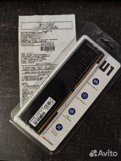 Оперативная память DDR4 Hikvision 8GB 3200 U dimm