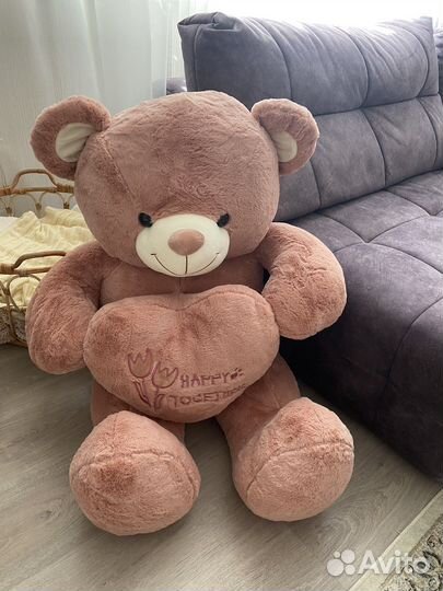 Плюшевый медведь большой новый