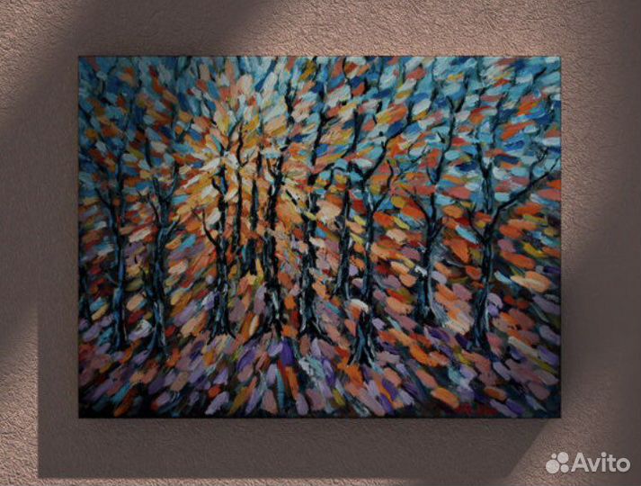 Картина маслом абстракция. Абстрактная картина