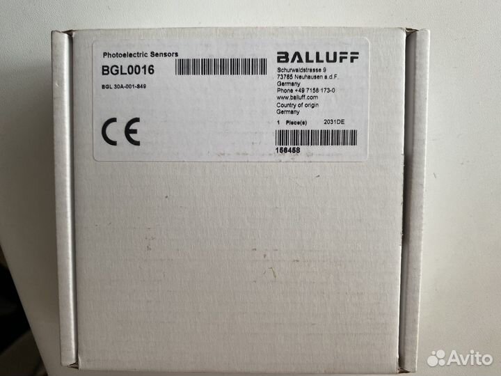 BGL 30A-001-S49 BGL0016 датчик щелевой. Balluff