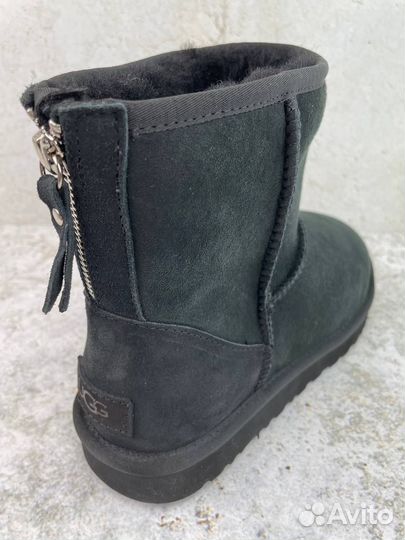 Ugg Classic Mini Zip II Black (Без Камней)