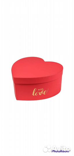 Коробка подарочная сердце. Набор 3шт 