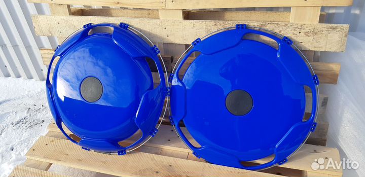 Колпак R 22.5 пластик Синие на Авто Много