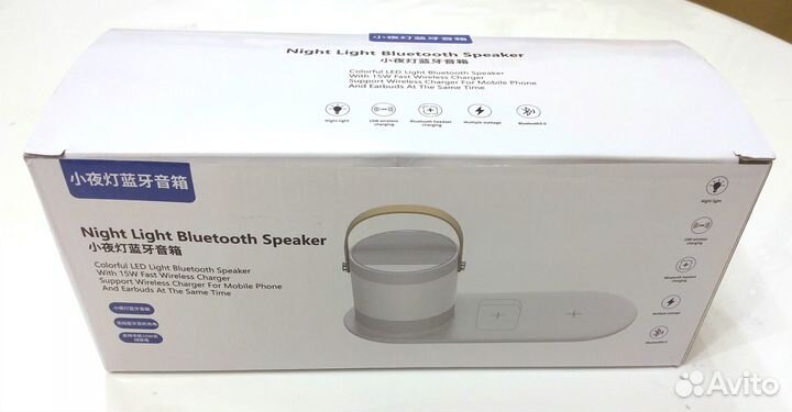 Беспроводное зарядное устр-во с Bluetooth-колонкой