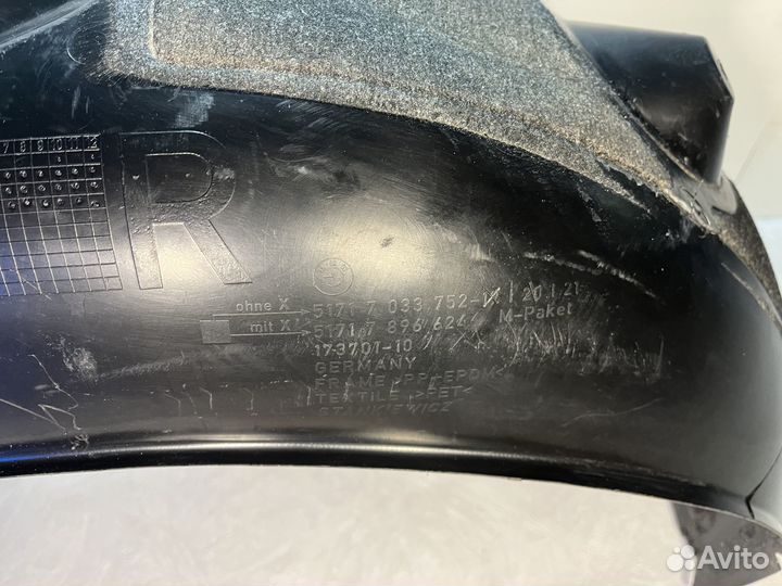 Подкрылок задний правый BMW E60