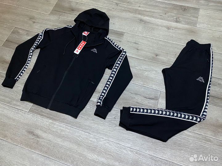 Спортивный костюм kappa мужской черный
