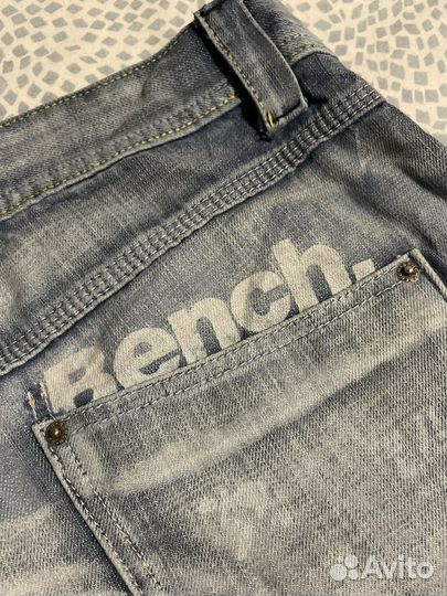 Джинсы мужские bench клеш широкие balenciaga y2k