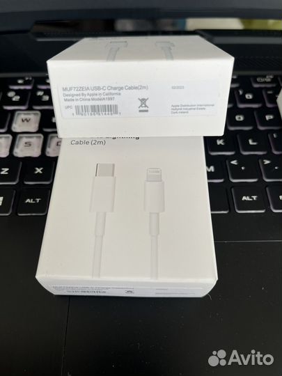 Кабель apple lightning usb c - lightning 2 метра