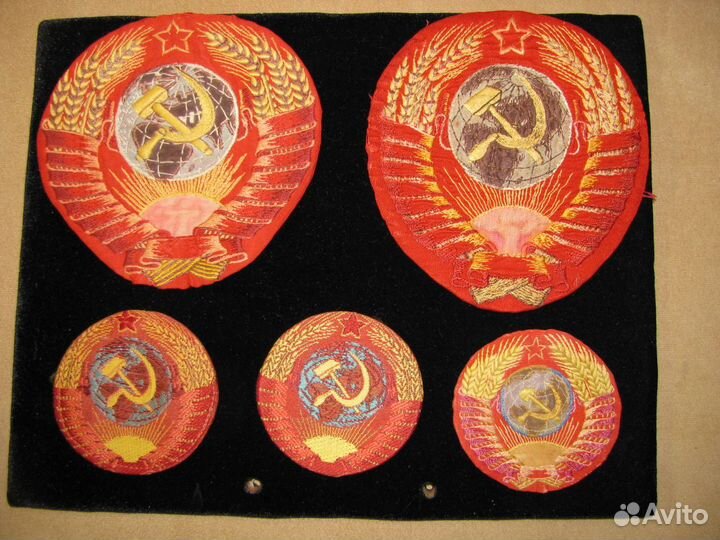 Нашивки -гербы команды СССР
