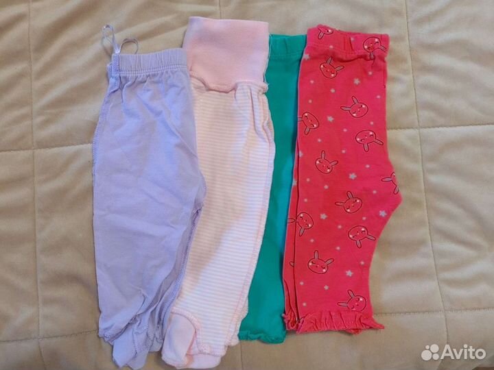 Летние вещи пакетом для девочки 56 62 см