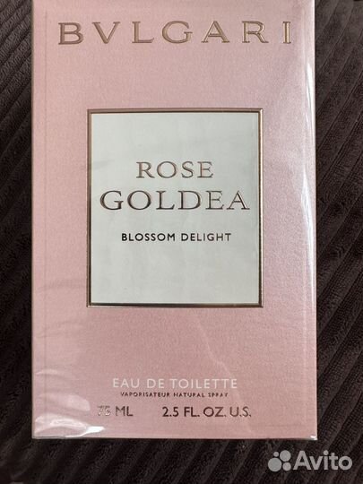 Туалетная вода bvlgari rose goldea