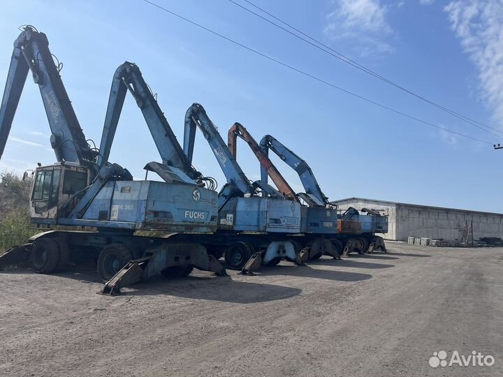 Грейферный погрузчик (перегружатель) FUCHS MHL 360, 2005