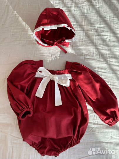 Боди + чепчик для девочки