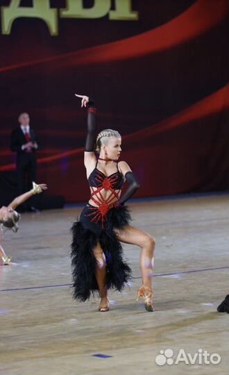 Платье для латины ю2/молодежь рост 160+