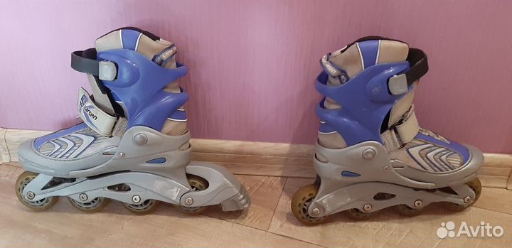 Ролики детские бу раздвижные