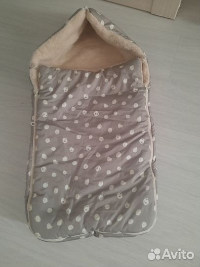 Зимний конверт в коляску