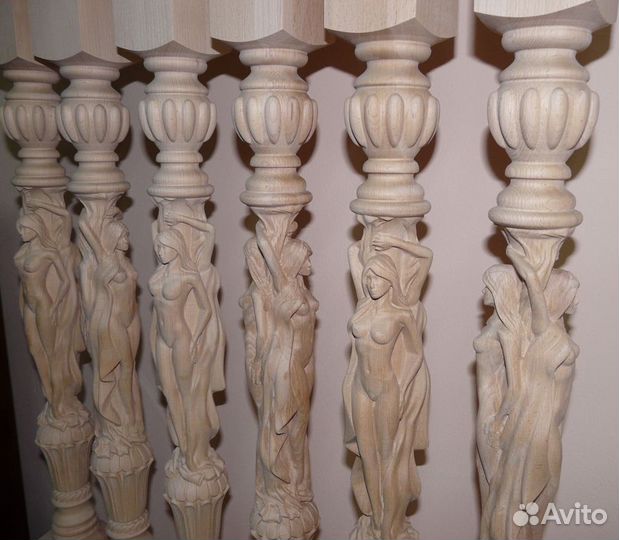 Изготовление столбов, балясин, статуй