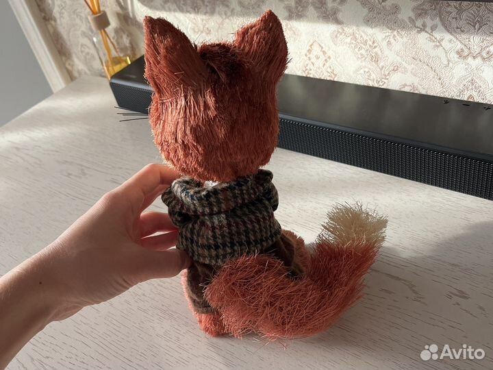 Лисенок из соломы