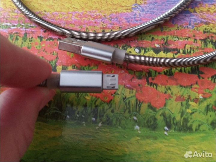 Кабель зарядный USB Micro/USB уплотнённый