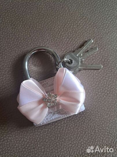 Свадебный замочек ручной работы