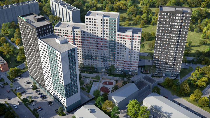 2-к. квартира, 48,7 м², 10/23 эт.