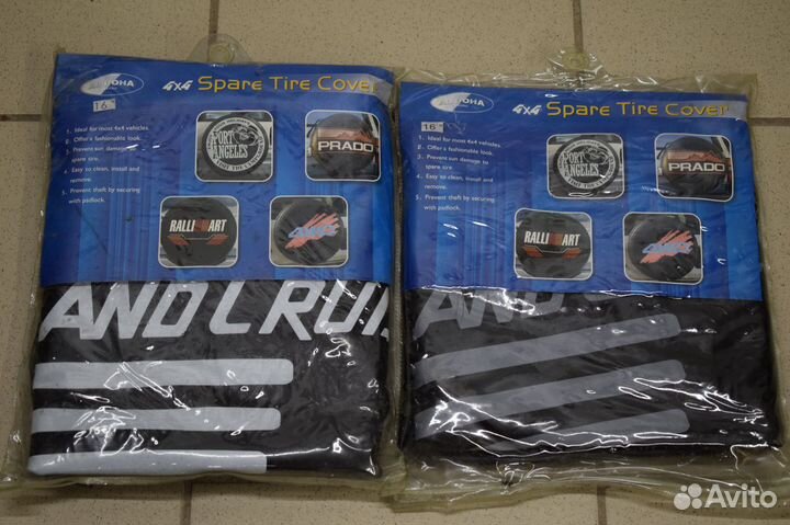 Чехол на запасное колесо Toyota Land Cruiser