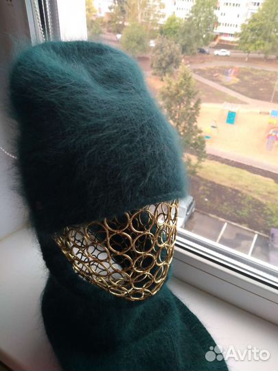 Шапка бини + манишка