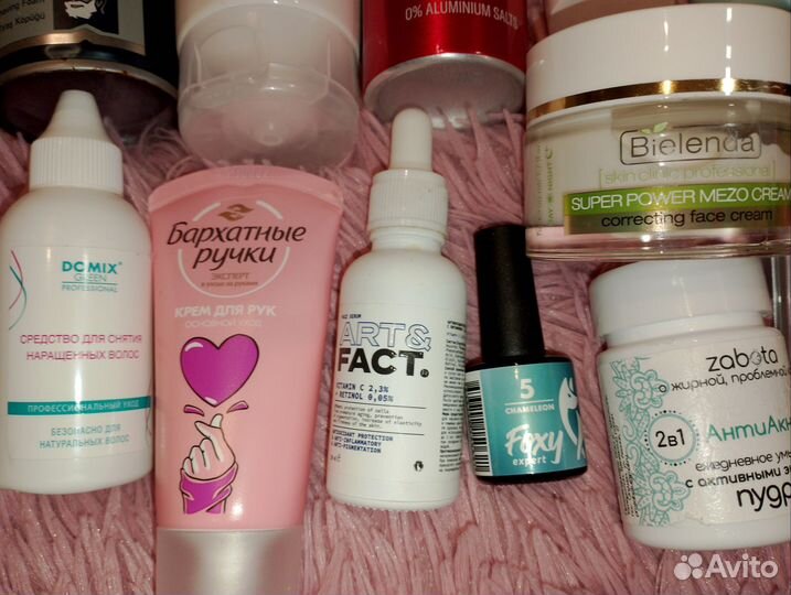 Набор косметики пакетом, уход