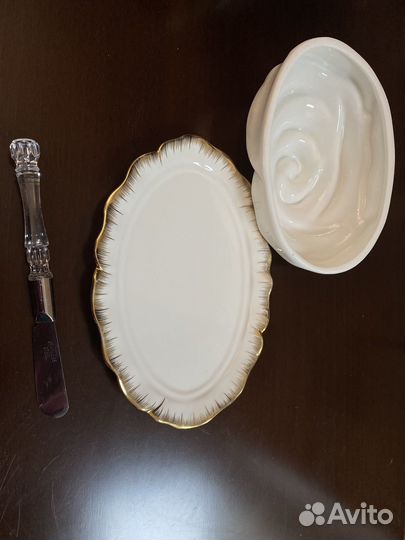 Масленка из английского фарфора