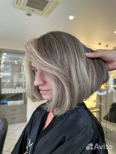 Сложное окрашивание волос,Airthouh.шатуш