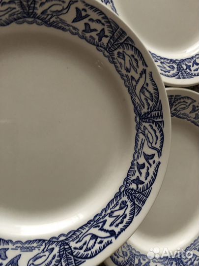 Фарфоровые тарелки зик