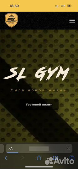 Абонемент в фитнес клуб sl gym