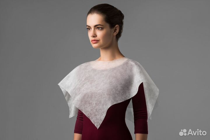 00-174 Пелерины 70х70 25шт спанбонд