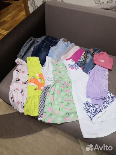 Вещи пакетом на девочку 104 110 zara hm