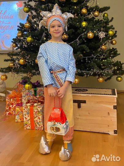 Новогодний костюм петрушки для мальчика