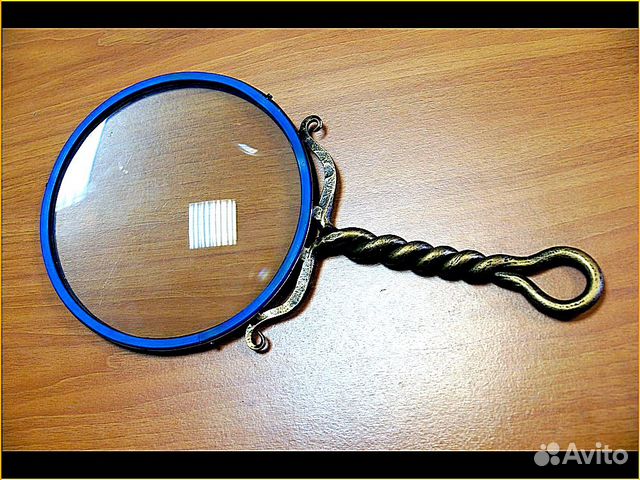 Гигантская лупа. Увеличительное стекло d - 23.5 cм