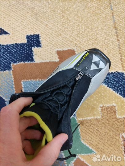 Лыжи детские 150 с ботинками fischer 36