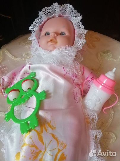 Кукла пупс с коляской