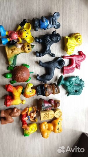 Советские игрушки. Пластик и резиновые