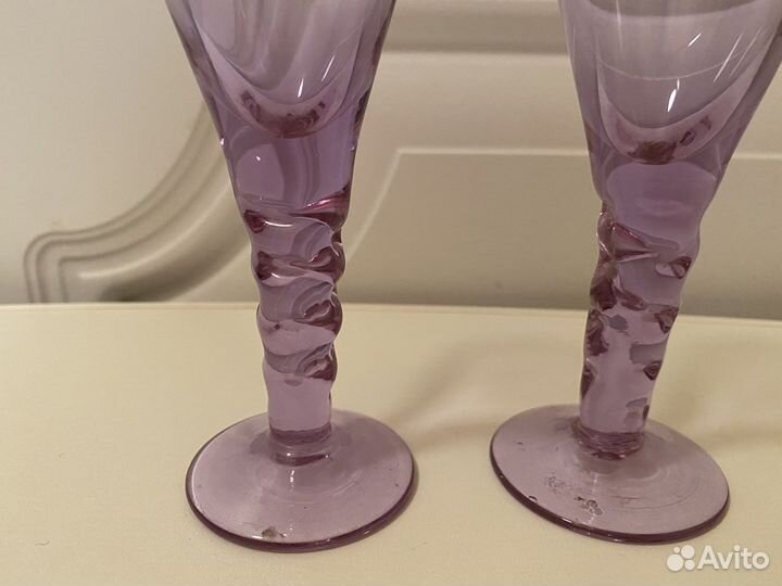 Хрусталь Чехословакия. Фужеры