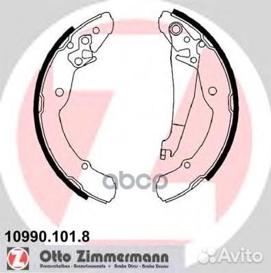 Колодки барабанные VW caddy/skoda octavia 10990