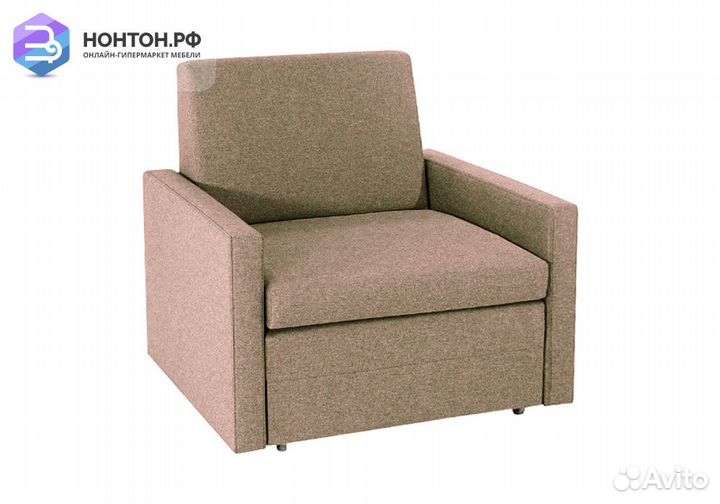 Кресло выкатное Виктория-5 темно-бежевое