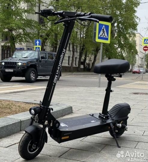 Электрический самокат с сиденьем kugoo
